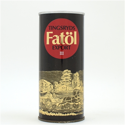 Tingsryds Fatol Export Beer 16 Ounce Swedish Pull Tab