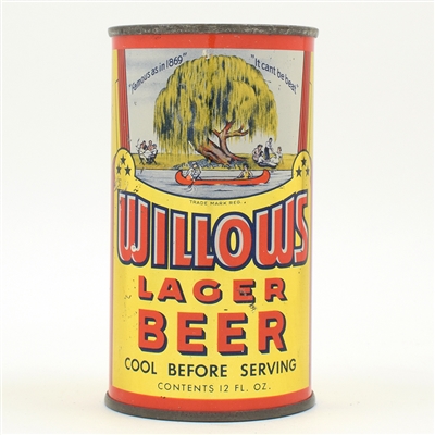 Willows Beer Instructional Flat Top RARE CLEAN TOP EXAMPLE 146-7 USBCOI 878