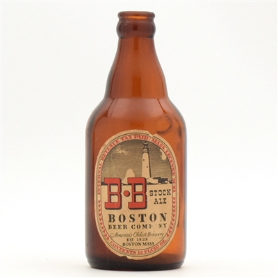 Boston Stock Ale 1940s Steinie Bottle