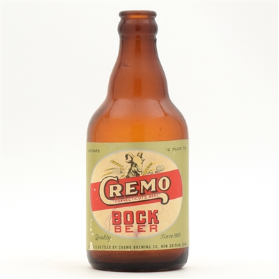 Cremo Bock 1950s Steinie Bottle