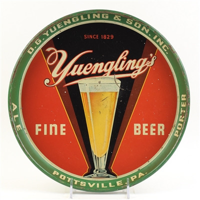 Yuenglings Beer 1930s Serving Tray