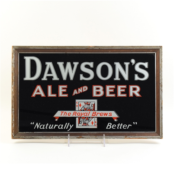 Dawsons Ale Beer 1930s ROG PLAYING CARD Sign SCARCE