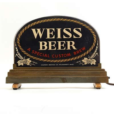 Weiss Beer Price Bros 1940s Illuminated Sign RARE