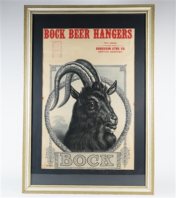 Donaldson Litho No 2515 Bock Beer Hanger