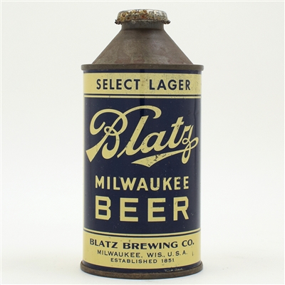 Blatz Beer Cone Top 153-14