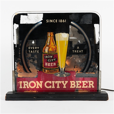Iron City Beer Since 1861 Illuminated ROG Sign RARE