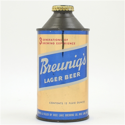 Breunigs Beer Cone Top CLEAN 154-21
