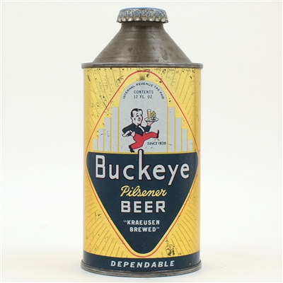 Buckeye Beer Cone Top SCARCE CLEAN IRTP 155-10