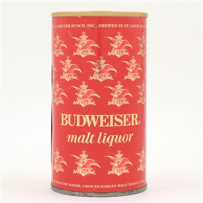 Budweiser Malt Liquor Test Or Prototype Foil Label Pull Tab UNLISTED