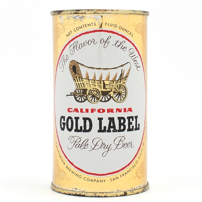 California Gold Label Beer Flat Top BROWN 47-37