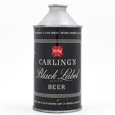 Carlings Black Label Beer Cone Top CLEAN 156-29