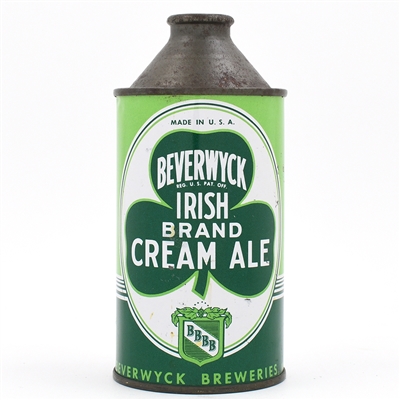 Beverwyck Irish Brand Ale Cone Top MADE IN USA 152-8