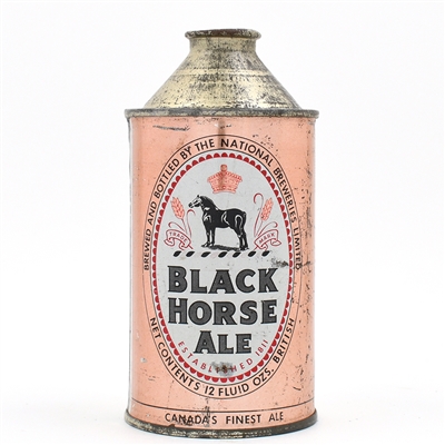 Black Horse Ale Canadian Cone Top