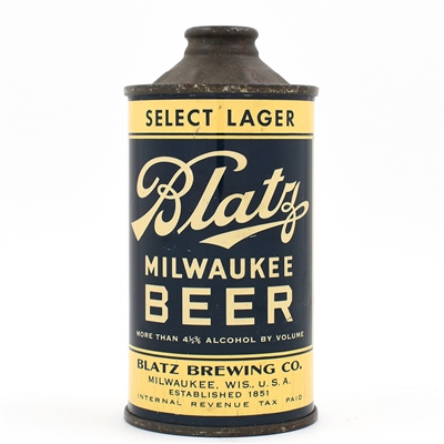 Blatz Beer Cone Top 153-12