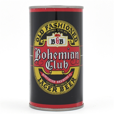 Bohemian Club Beer Flat Top DULL GOLD POTOSI AMERICAN 40-25