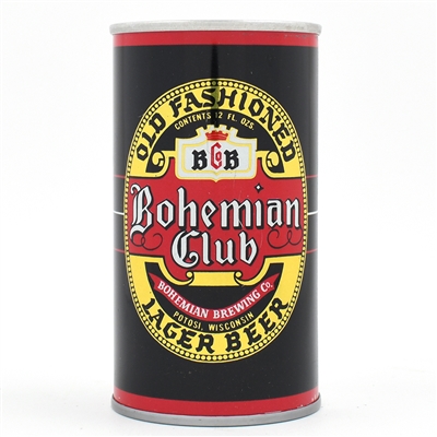 Bohemian Club Beer Flat Top METALLIC GOLD POTOSI CONTINENTAL UNLISTED