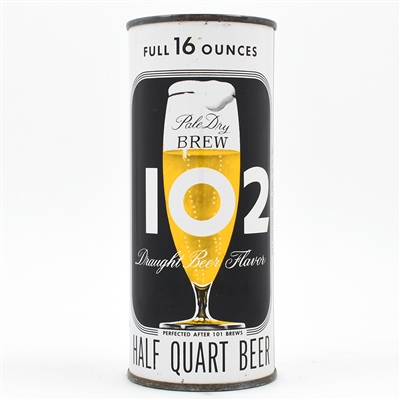Brew 102 Beer 16 Ounce Flat Top 226-1