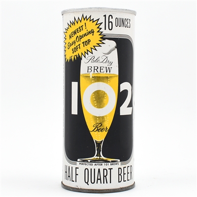 Brew 102 Beer 16 Ounce Flat Top EASY OPEN SOFT TOP 226-3