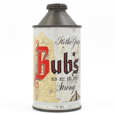 Bubs Beer Cone Top STRONG 155-3