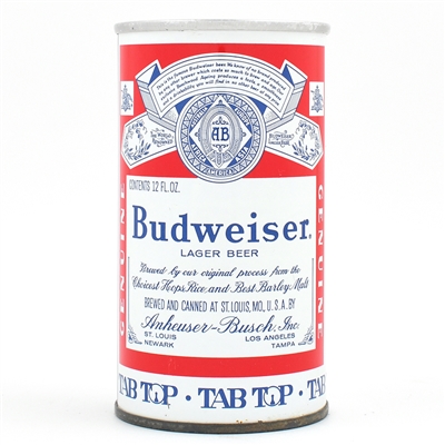 Budweiser Beer Lift Tab U-tab ST LOUIS 4 CITIES 48-14
