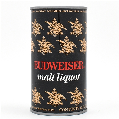 Budweiser Malt Liquor Test Flat Top TAN ENAMEL UNLISTED