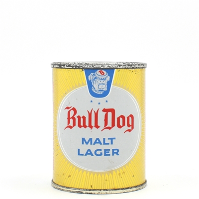 Bull Dog Malt LAGER 8 Ounce Flat Top TOUGH AND CLEAN 239-10