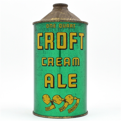 Croft Ale Quart Cone Top 4 PRODUCTS SCARCE 206-3