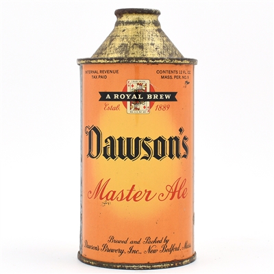 Dawsons Master Ale Cone Top 158-28