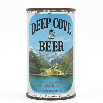 Deep Cove Beer New Zealand Flat Top SCARCE THIS FINE LAGER VARIANT