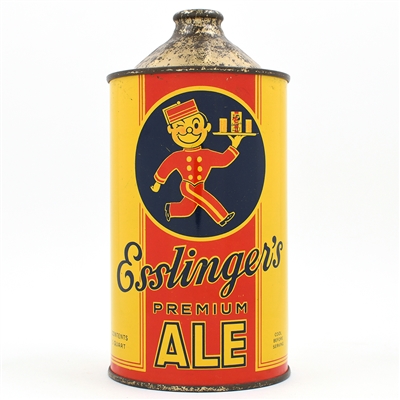 Esslingers Premium Ale Quart Cone Top 208-10