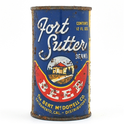 Fort Sutter Beer Instructional Flat Top SCARCE 64-32 USBCOI 286