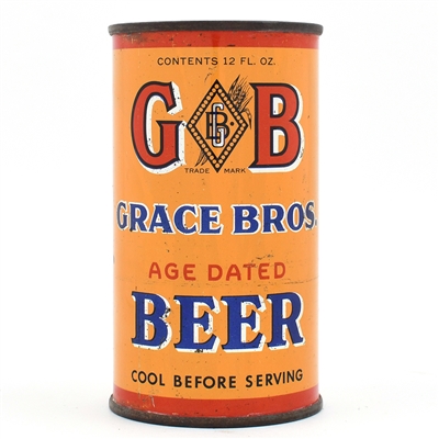 GB Grace Bros Beer Instructional Flat Top GRACE BROS LTD 67-23 USBCOI 317