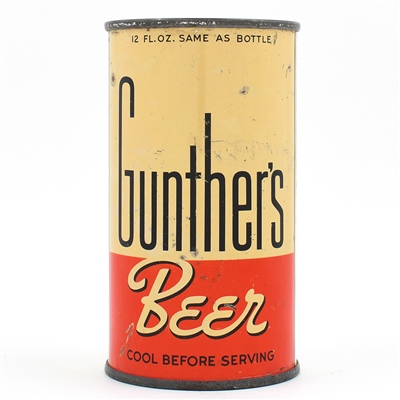 Gunthers Beer Long Opener Flat Top RARE 78-18 USBCOI 372