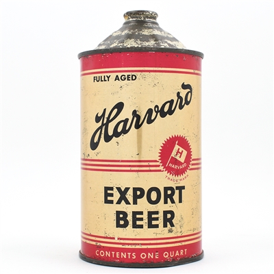 Harvard Beer Quart Cone Top RARE 212-1