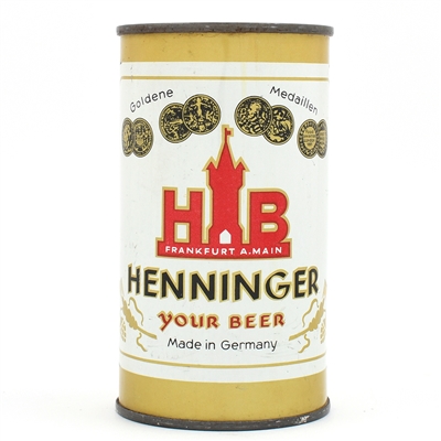Henninger Beer German Flat Top