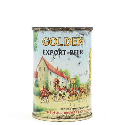 Hull Golden Export Beer English Flat Top
