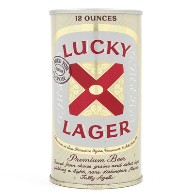 Lucky Lager Beer Zip Top SALT LAKE CITY 90-32