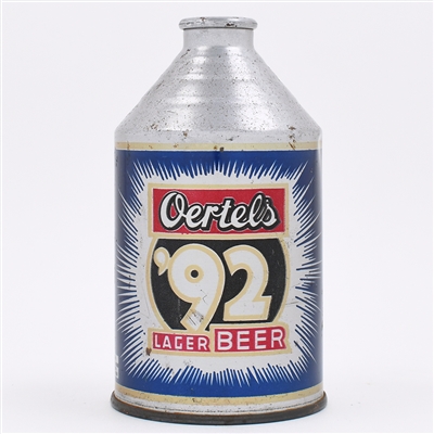 Oertels 92 Beer Crowntainer GOLD TRIM 197-16
