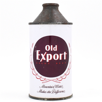 Old Export Beer Cone Top 176-13