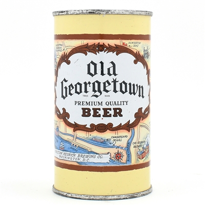 Old Georgetown Beer Bank Lid Flat Top LIGHT BROWN 106-16