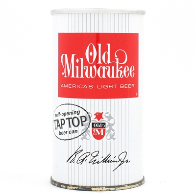 Old Milwaukee Beer Zip Top TAP TOP PROMO MILWAUKEE 101-40