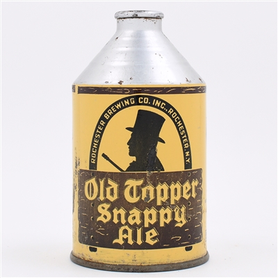 Old Topper Snappy Ale Crowntainer BLACK AND BROWN 197-30