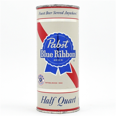 Pabst Blue Ribbon 16 Ounce Flat Top MILW SCARCE 2-COLOR AD LID 233-27