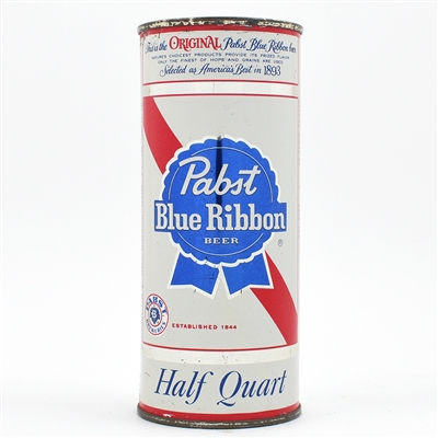 Pabst Blue Ribbon 16 Ounce Flat Top MILWAUKEE NO TAPACAN 233-28