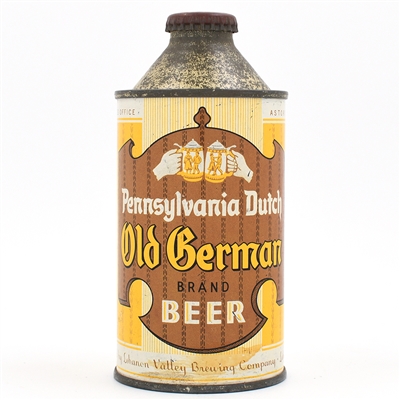 Pennsylvania Dutch Old German Beer Cone Top 176-27