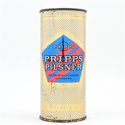 Pripps Pilsner Beer 16 Ounce Swedish Flat Top