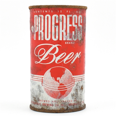 Progress Beer Instructional Flat Top SCARCE 117-13 USBCOI 697