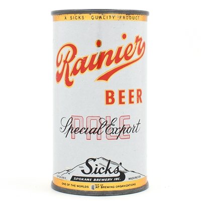 Rainier Beer Instructional Flat Top NO TREES 118-25 USBCOI 705