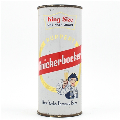 Ruppert Knickerbocker Beer 16 Ounce Flat Top 231-17