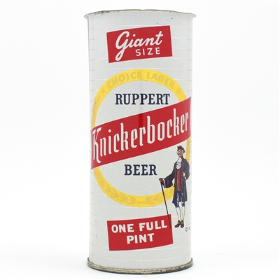 Ruppert Knickerbocker Beer 16 Ounce Flat Top CCC NEVER LIDDED 231-14